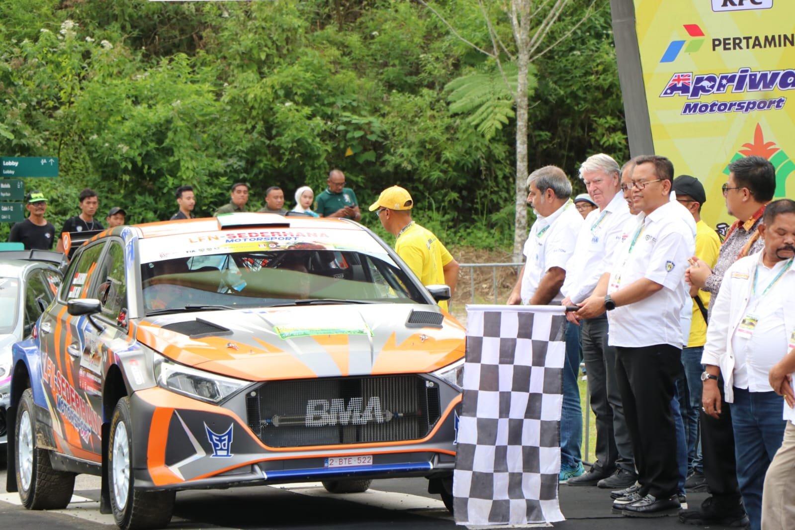 Danau Toba Rally 2023 Resmi Dibuka Bupati Toba : Semoga WRC Internasional Bisa Digelar di Toba