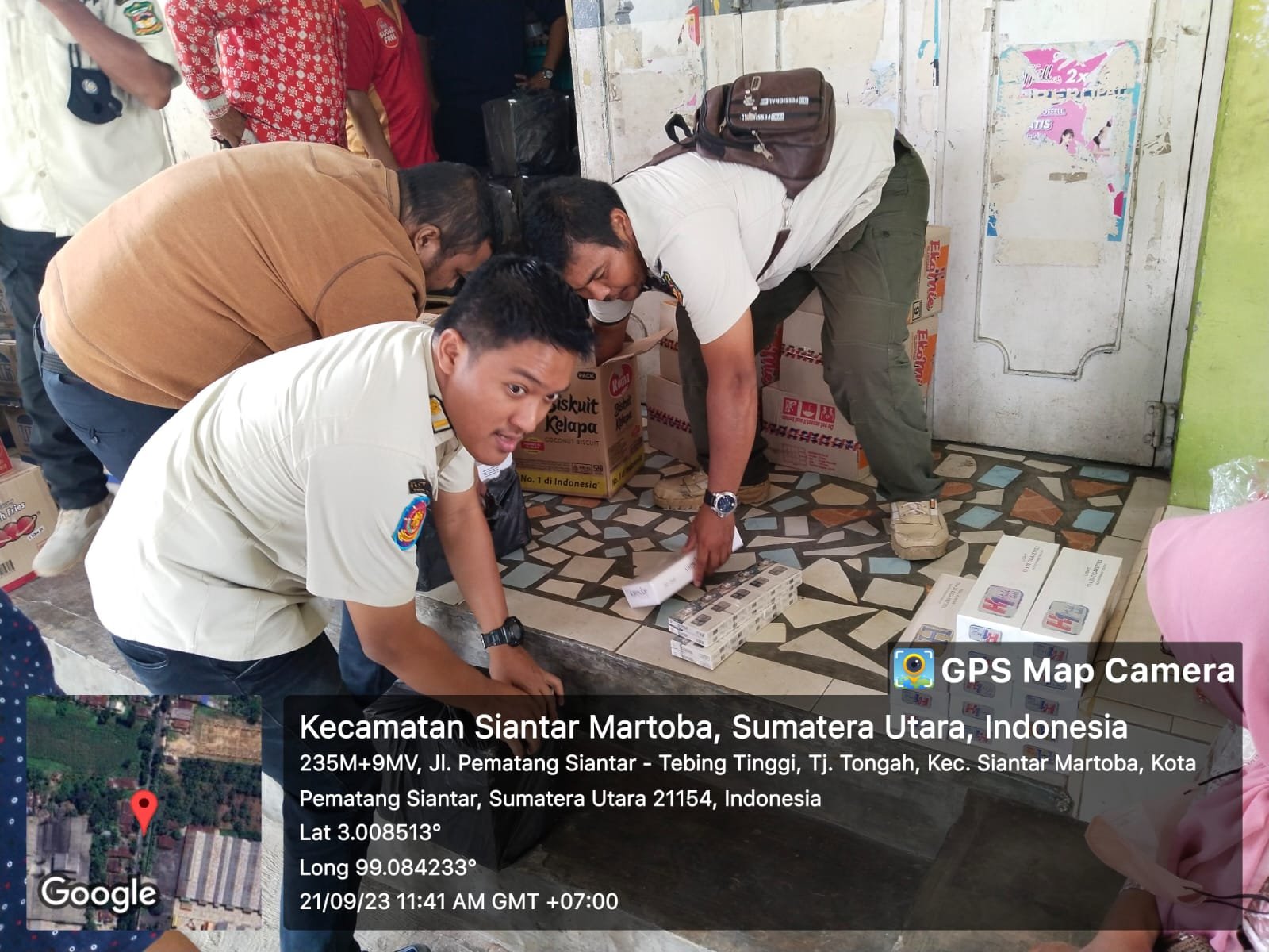 Sat Pol PP Pematang Siantar dan Tim Bea Cukai Temukan 4.889 Bungkus Rokok Tanpa Cukai