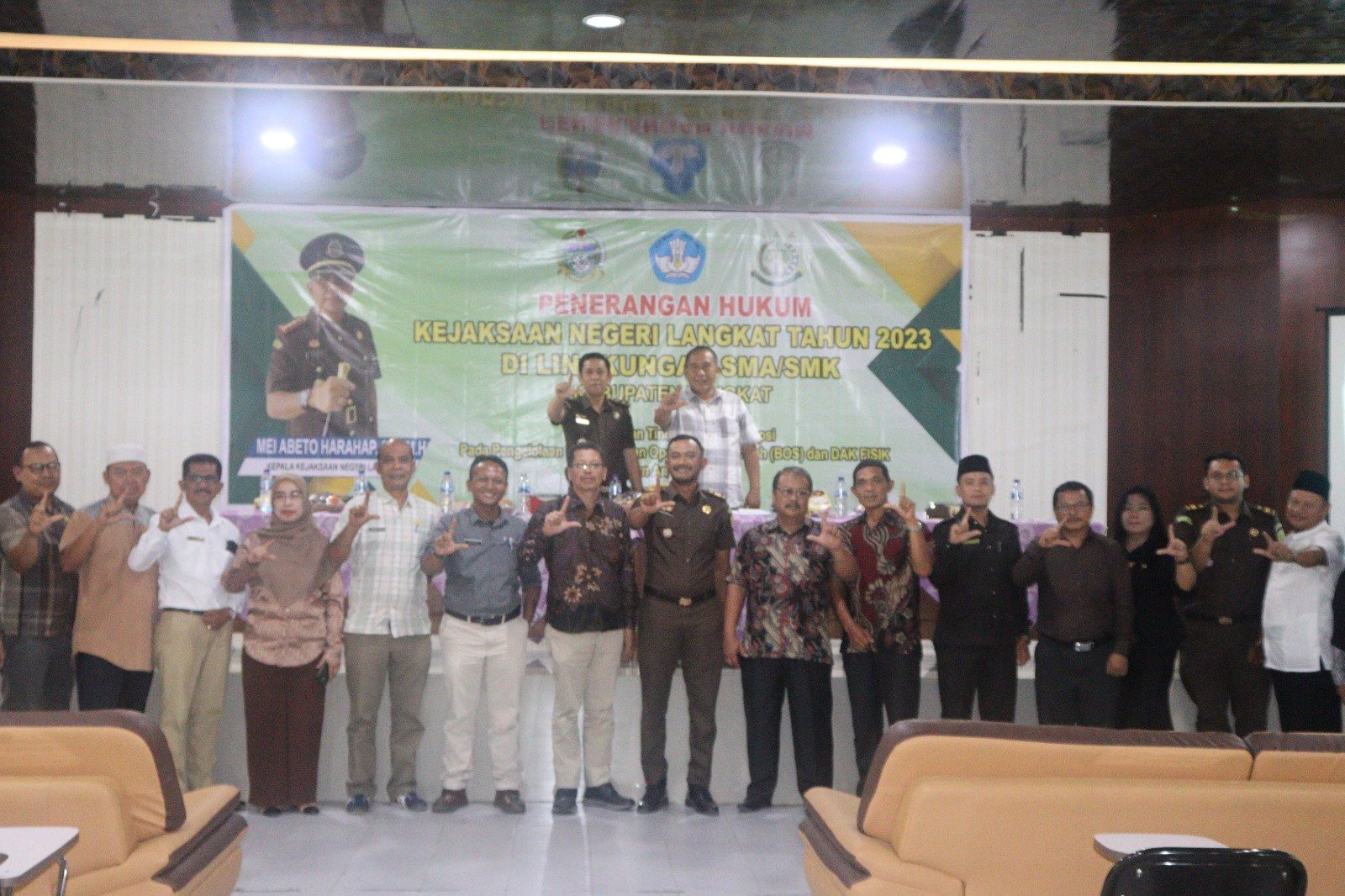 Kejari Langkat Giat Penerangan Hukum pada Kepala Sekolah SMA/SMK Negeri & SwastaÂ