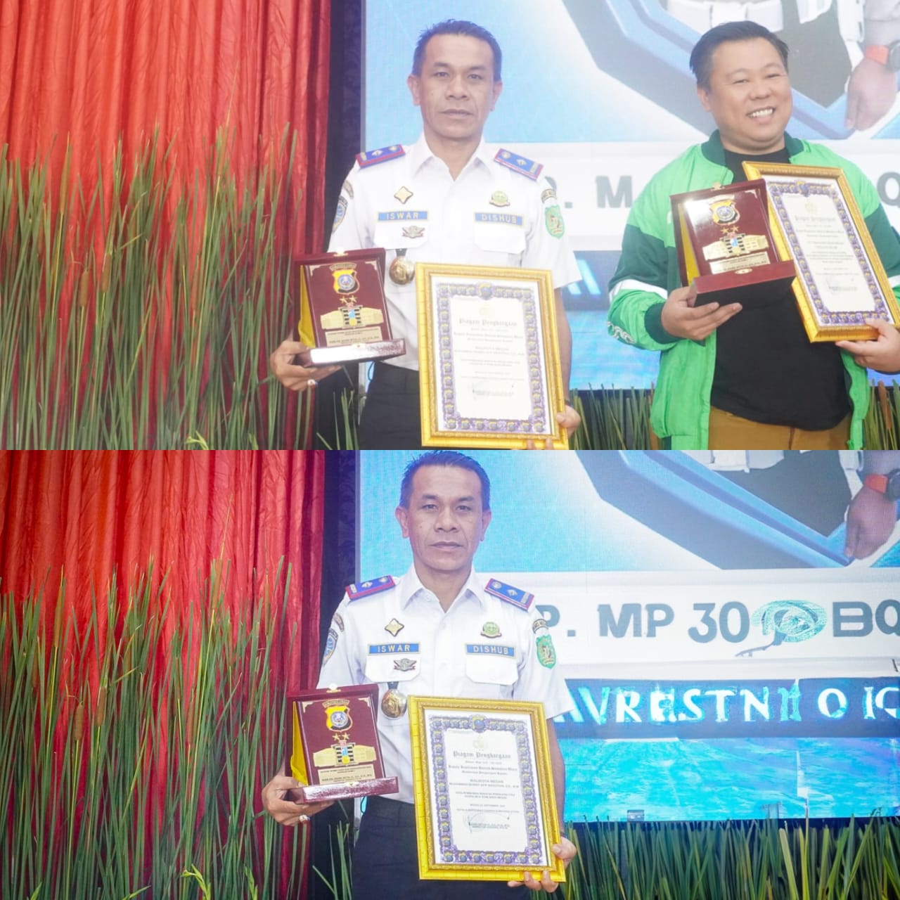 Bantu POLRI Ciptakan Kondisi Tertib Berlalu Lintas, Wali kota Medan Terima Penghargaan Dari Kapolda Sumut