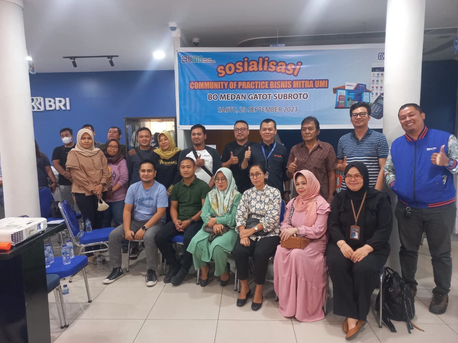 BRI BO Medan Gatsu Sosialisasi SOP Kece 2023 dan Internalisasi Bisnis Mitra UMi