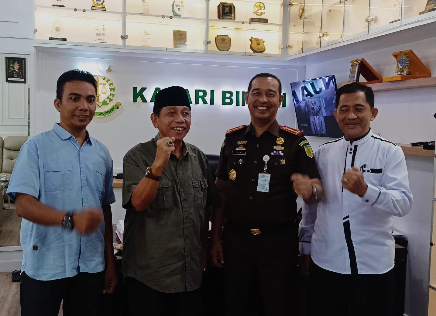 DPC Ikanas Kota Binjai Silaturrahmi Dengan Kajari Jufri Nasution SH