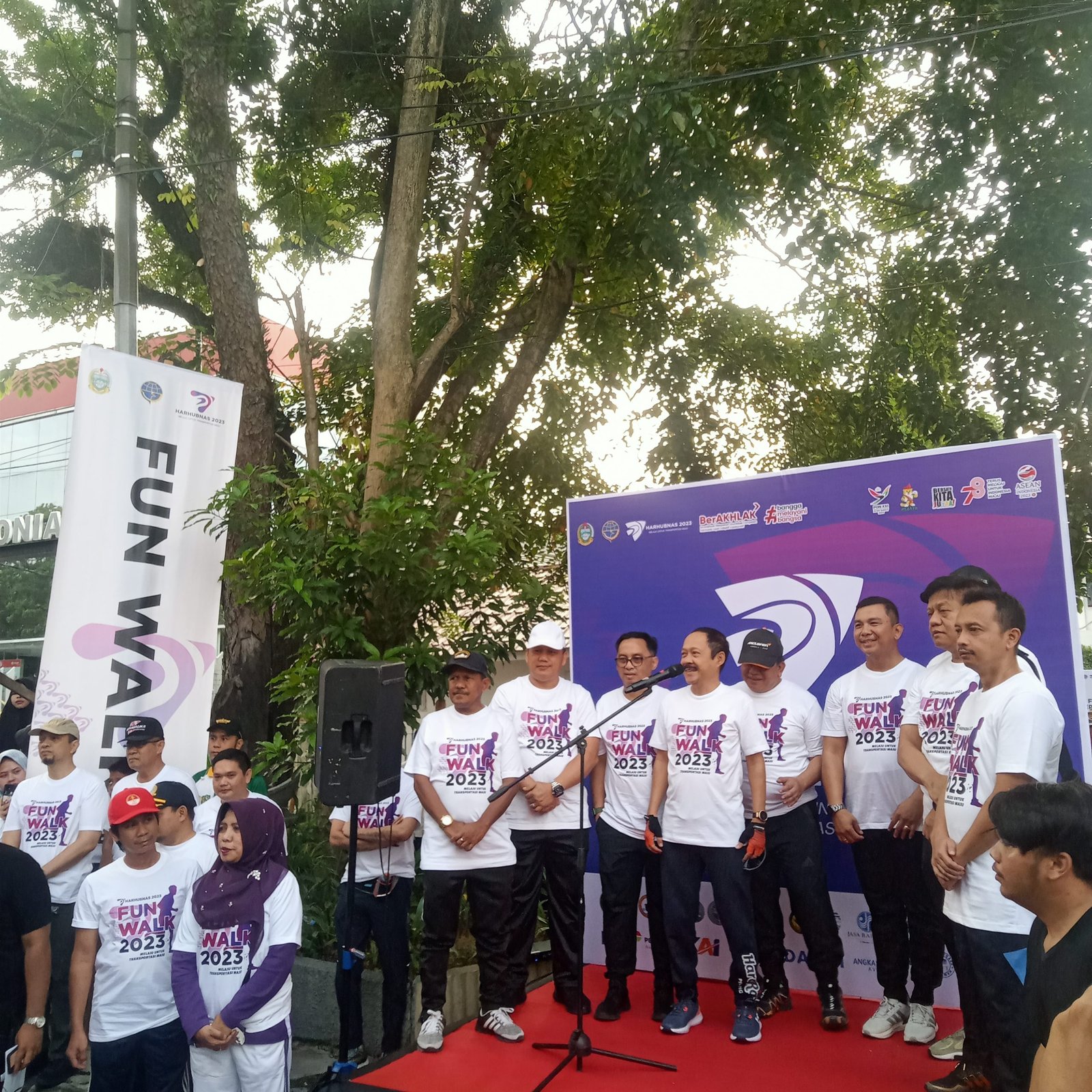 Fun Walk Harhubnas 2023, Kadishub Sumut : Tingkatkan Kualitas Pelayanan Transportasi