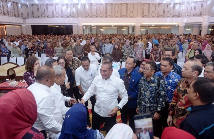 Gubernur Edy Rahmayadi Pamitan ke PNS, Ini Pesannya