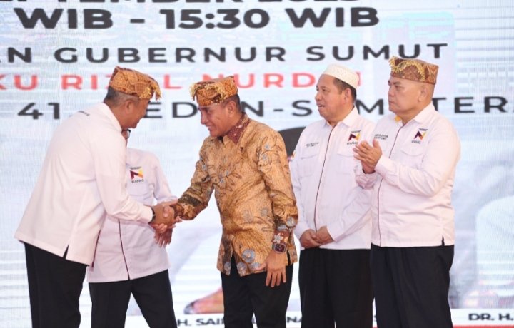 Pengukuhan DPD IKANAS Sumut,  Edy Rahmayadi Berharap IKANAS Ikut Tertibkan Tambang Ilegal di Madina