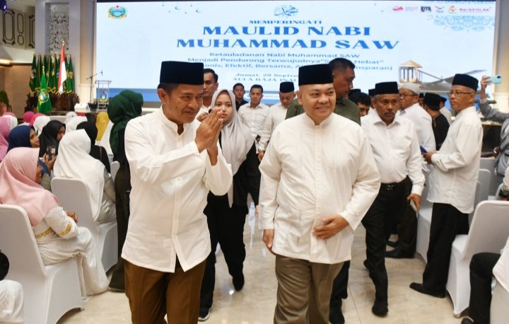 Peringati Maulid Nabi Bersama ASN, Guru dan Pelajar, Pj Gubernur Sumut Ajak Senantiasa Teladani Nabi