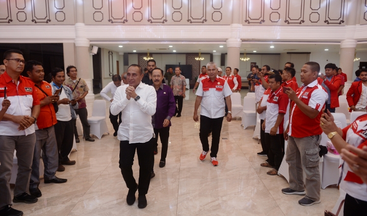 Pengukuhan DPW LIRA Sumut, Edy Rahmayadi Ajak Sinergi Sejahterakan Rakyat