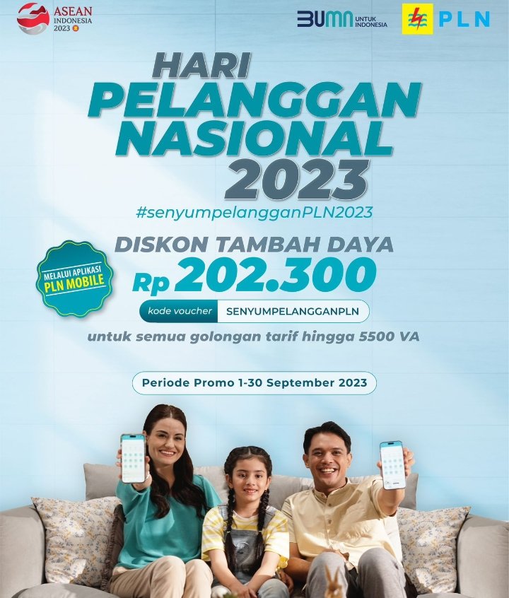Spesial Hari Pelanggan Nasional, PLN Beri Diskon Tambah Daya Hanya Rp202.300