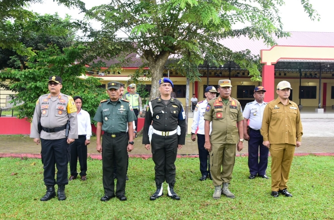 Asisten I Hadiri Apel Gelar Pasukan Ops Zebra Toba 2023