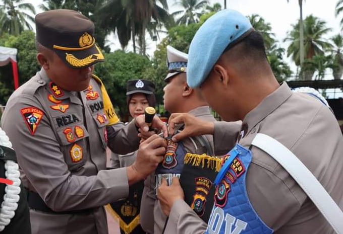 AKBP Reza CAS Pimpin Apel Gelar Pasukan Dalam Rangka Ops Zebra Toba 2023, Ini Arahannya