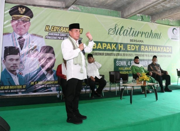 Akhir Jabatan, Gubernur Minta Ormas Islam Terus Menjadi Penegak Kebenaran, Al-Washliyah Sebut Edy Rahmayadi tak Pernah Purnawirawan