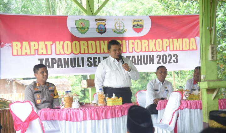 Rajut Keakraban, Bupati Dolly Pasaribu Bersama Forkopimda Tapsel Adakan 