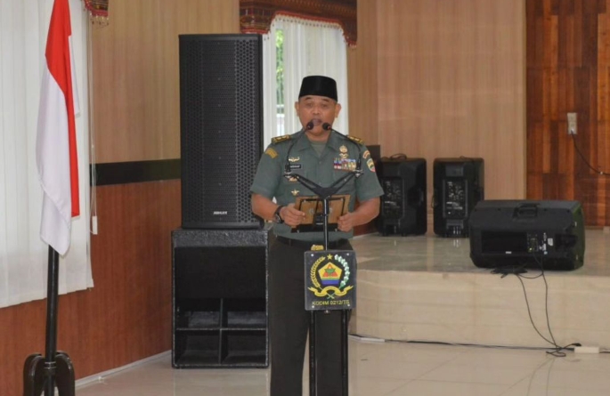 Kodim 0212/Tapsel Terima Pengarahan Dari Tim Bintal Dam I/BB