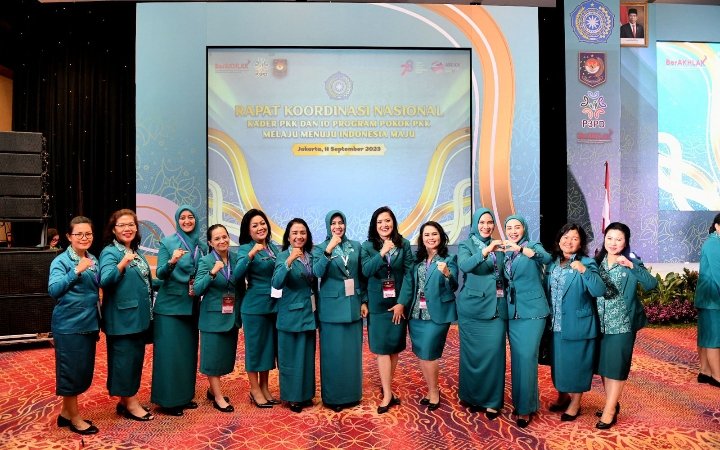 Hadiri Rakornas Kader PKK 2023, Rosalina Dolly Pasaribu Siap Jalankan 10 Program Pokok PKK dan Penanganan Stunting di Tapsel