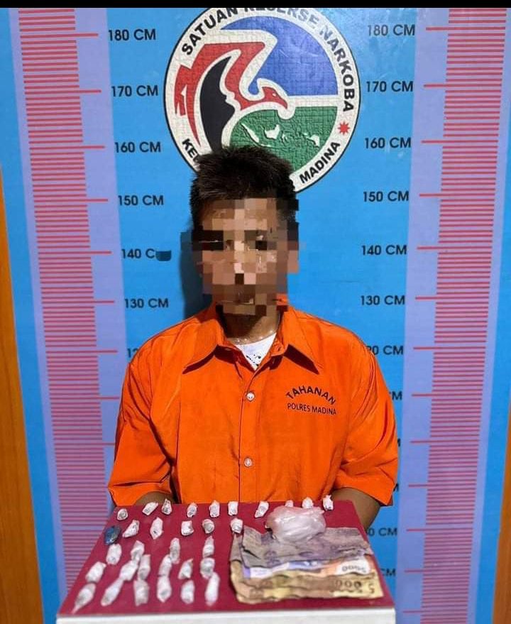 Pengedar Ganja di Panyabungan Tonga Diringkus Polisi, Ini Penjelasan AKBP Reza CAS