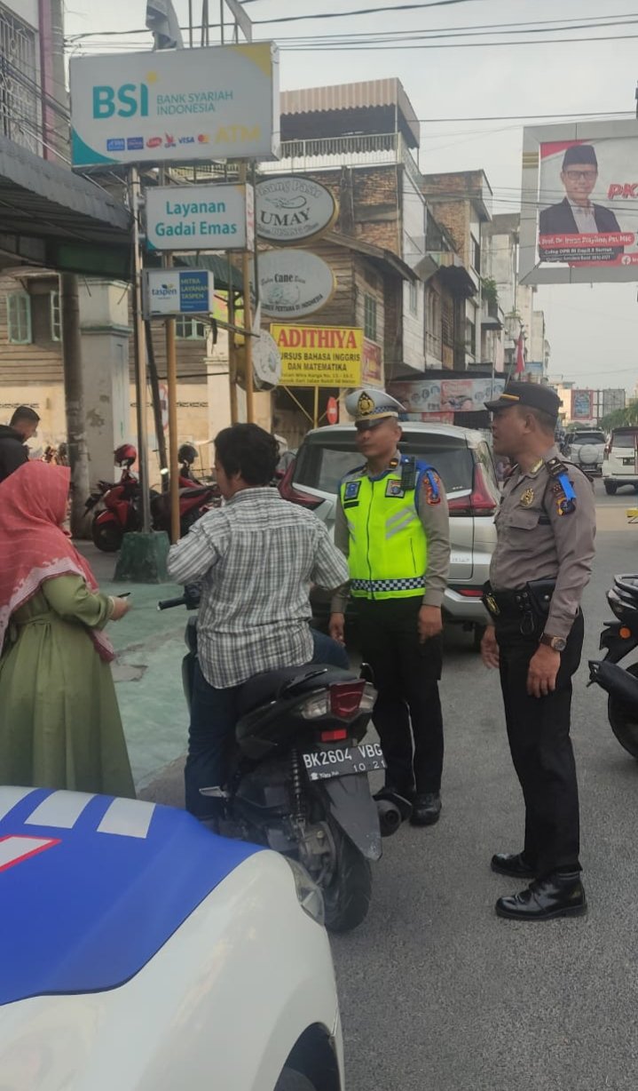 Satgas Preemptif Polres Asahan, Sosialisasi Sandi Ops Zebra Toba 2023 Dijalalan Imam Bonjol Kisaran