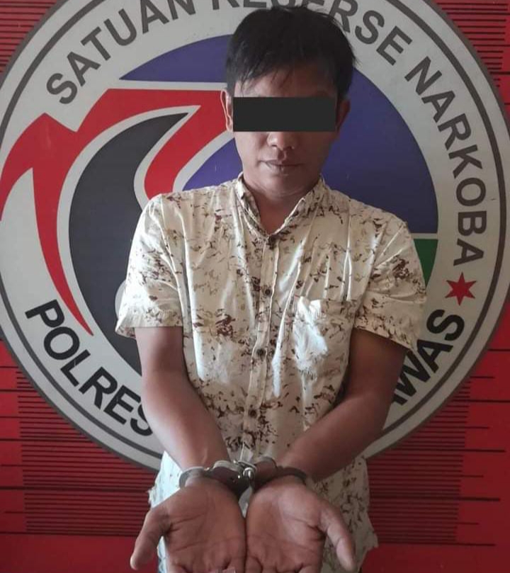 MSS Mau Pakai Narkoba Di Pinggir Sungai Pajak Sibuhuan Palas, Akhirnya Ketangkul Polisi