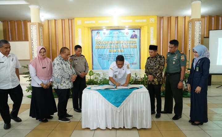 Pemko Canangkan Kampung Keluarga Berkualitas, Pj. Wako : Pencanangan Bisa Atasi Pekat di Tebingtinggi