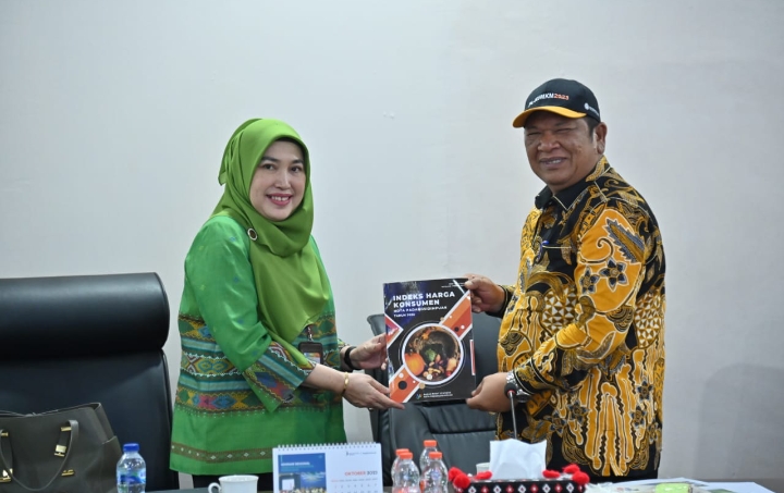 Walikota Irsan Nasution Terima Kunjungan BPS Kota Padangsidimpuan, Ini Tujuannya