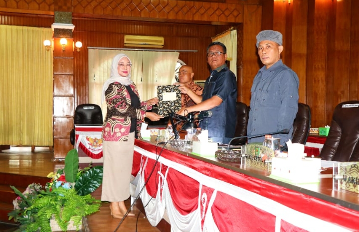 Rapat Paripurna Dalam Acara Penyampaian Laporan Reses DPRD Asahan Tahap III Per Daerah Pemilihan 2023