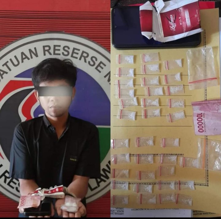 Sat Narkoba Kembali Menciduk Pengedar Narkoba Di Link II Kel Pasar Sibuhuan Palas