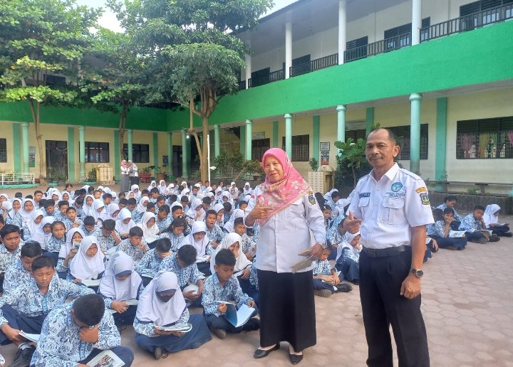 Tingkatkan Kecerdasan Siswa, SMPN 2 T. Tinggi Terapkan Literasi