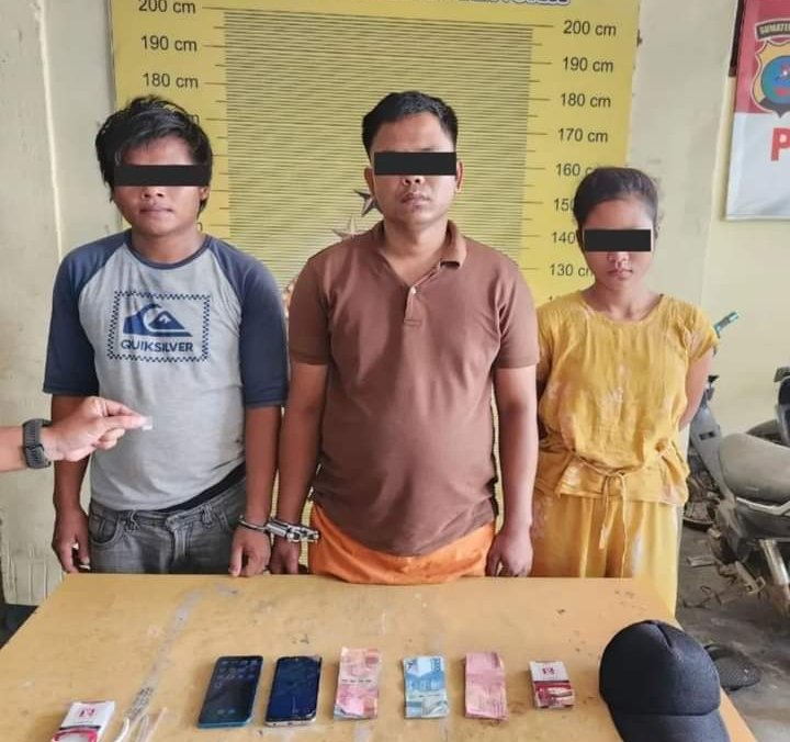 Polres Palas Berhasil Tangkap 1 Pengedar dan 2 Pemakai Narkoba Di Desa Gunung Manaon Kec. BarumunTengah