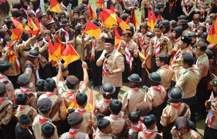 Wali Kota Irsan Efendi Nasution Pimpin Upacara Peringatan Hari Pramuka ke-62 tingkat Kwarcab Kota Padangsidimpuan