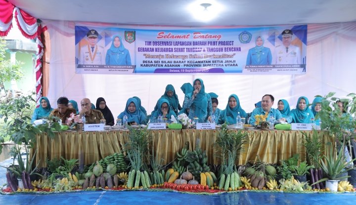 Ketua TP-PKK Asahan Terima Kunjungan Tim Observasi Lapangan Daerah Pilot Project