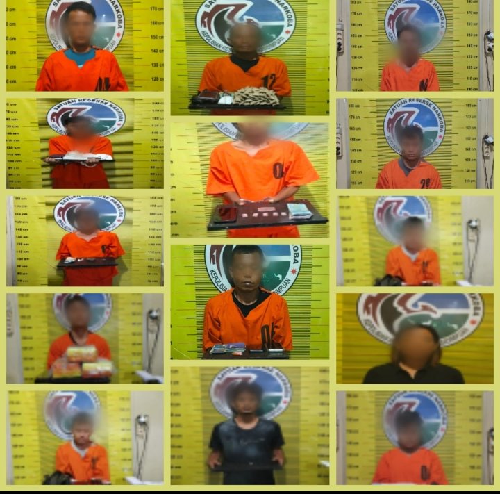 Dalam 10 hari Terakhir Terungkap 14 orang Tersangka dalam Peredaran Narkotik di Padangsidimpuan, AKBP Dudung Setyawan : Mari Selamatkan Generasi