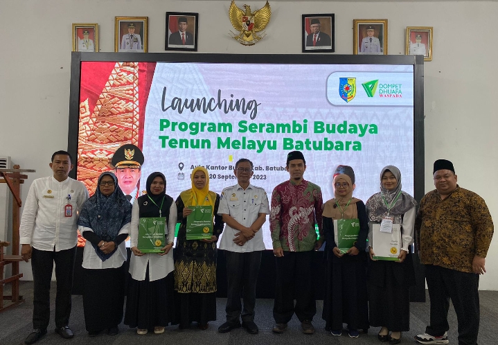 DD Waspada Resmikan Program Serambi Budaya Tenun Songket Melayu di Batubara