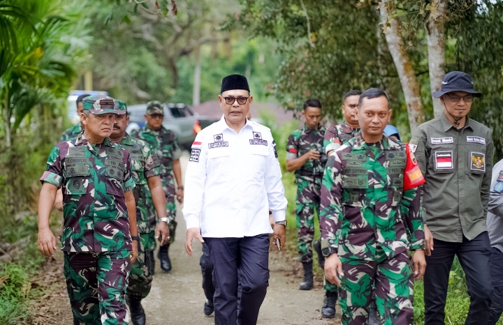 Kegiatan TMMD/N ke-118 di Kabupaten Solok, Terdiri Dari Sasaran Fisik dan Non Fisik.