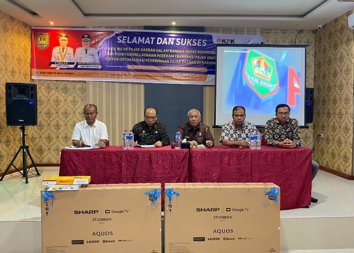 Pemkab Asahan Gelar Rapat Koordinasi Evaluasi dan Monitoring Layanan Perekam Transaksi Pajak Daerah