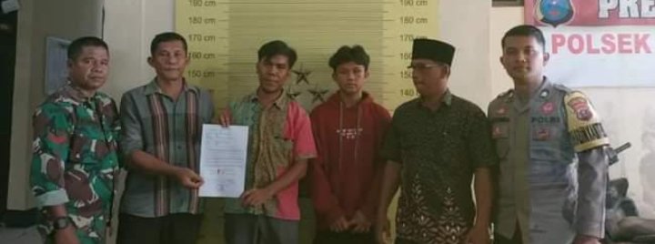 Bhabinkamtibmas Laksanakan Mediasi Penyelesaian Masalah Warga Dengan Cara Problem Solving di Sihaborgoan Barteng Palas