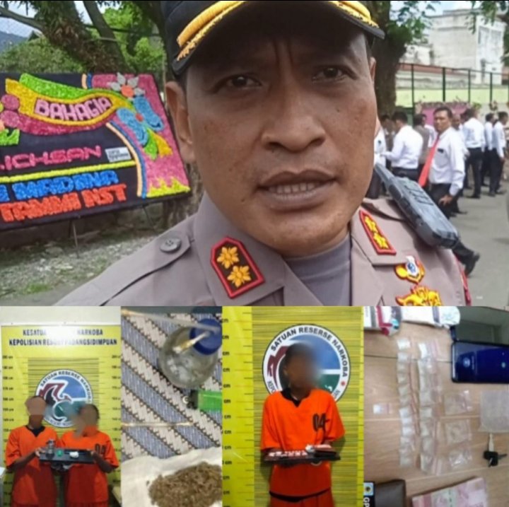 2 Pria Bersama Seorang Pengedarnya Berhasil Diciduk Tim Polres Padangsidimpuan, AKBP Dudung Setyawan : Tegas..Tidak Ada Ruang Bagi Pelaku Narkotika