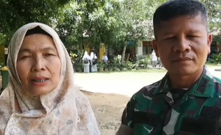 Danramil 01/Batangtoru Inisiasi Perbaikan Tembok Sekolah yang Roboh,Ini Penjelasan Kapten Inf H Sirait