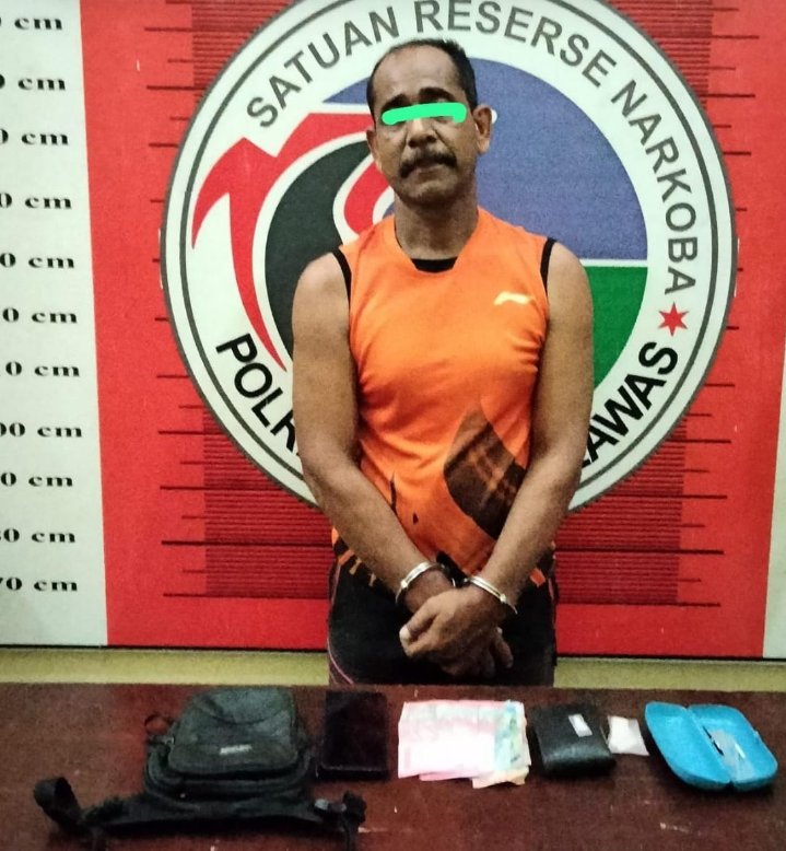 Oknum Security Pengedar Narkoba Di Ringkus Sat Narkoba Polres Palas Di Rumahnya,Ini Keterangan AKBP Diari Astetika