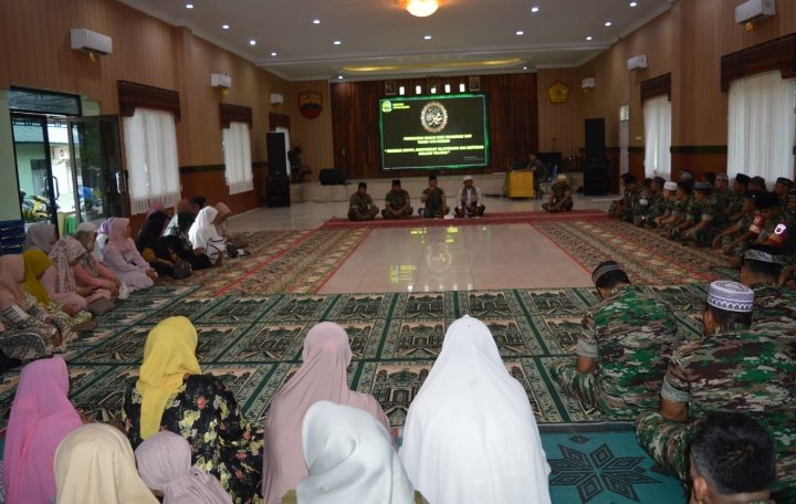 Kodim 0212/Tapsel Gelar Peringatan Maulid Nabi Muhammad SAW 1445 H, Pesan Dandim Letkol Inf Amrizal Nasution..