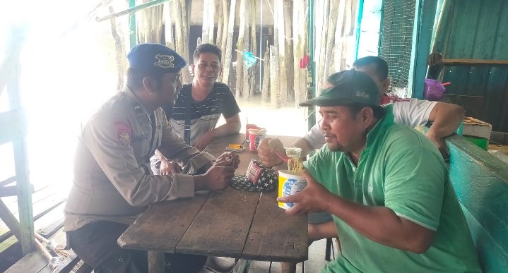 Sat Polairud Polres Asahan melakukan Cooling Syistem menjelang Pemilu Damai 2024