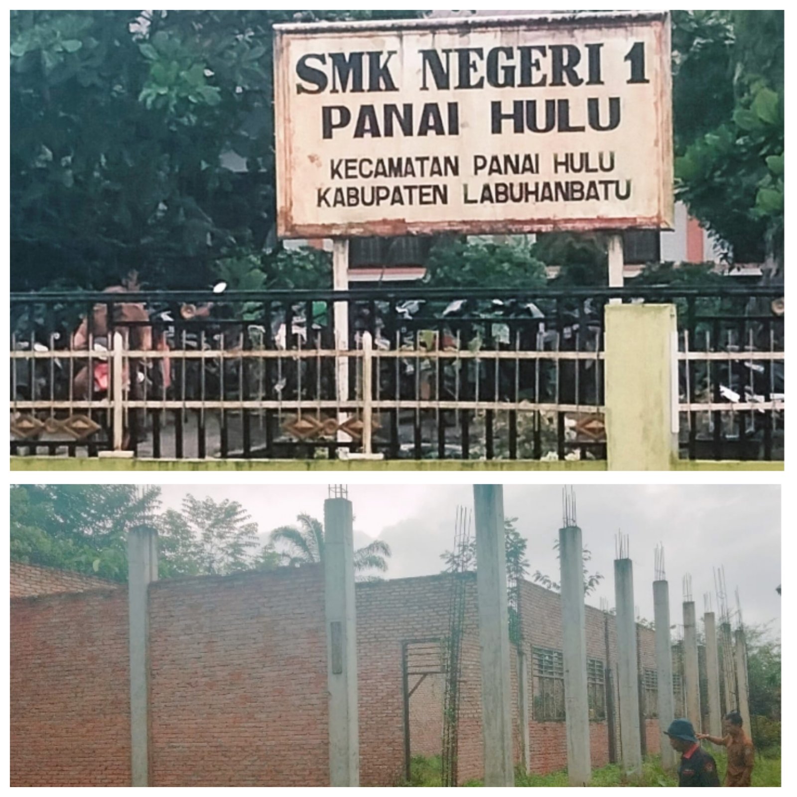 Akibat Pembangunan Gedung Praktek Siswa SMKN 1 Panai Hulu Labuhanbatu Mangkrak, Sistim Belajar Mengajar Terganggu