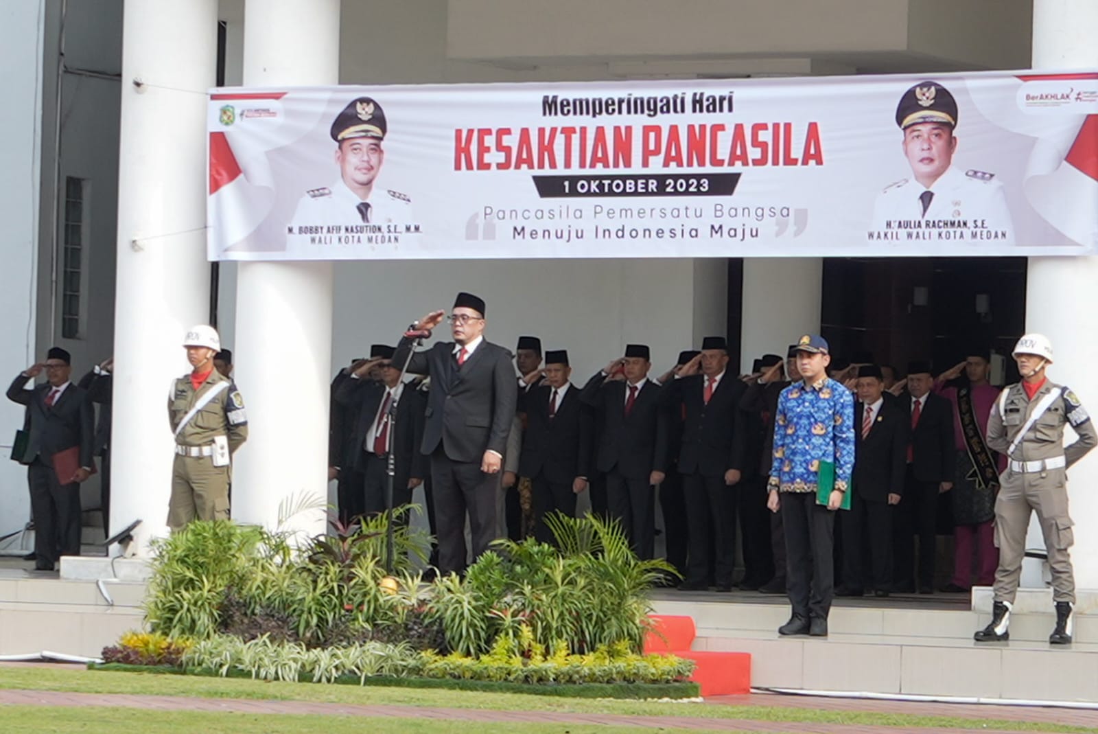 Upacara Hari Kesaktian Pancasila Pemko Medan Berlangsung Khidmat