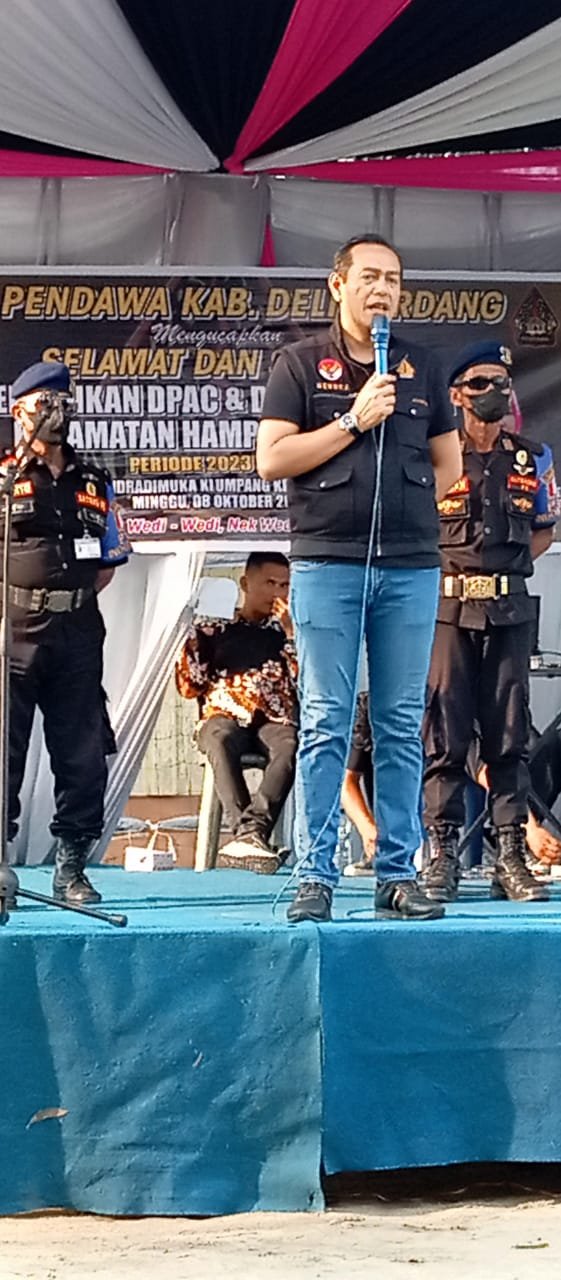 H Hendra Cipta, SE Pembina DPC Pendawa Ajak Warga Pendawa Tingkatkan Persatuan Dan Mari Bangun UMKM