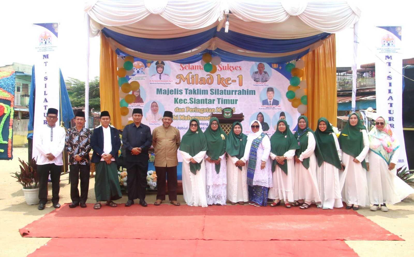 Wali Kota menghadiri berbagi Tali Asih acara peringatan Milad ke 1 Majelis Taklim Silaturrahim