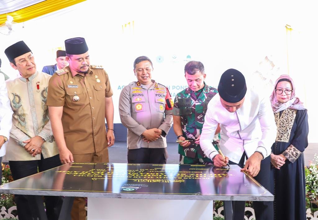 Walikota Medan Resmikan Pondok Pesantren Tahfidz Sulaimaniyah Haji Anif,  Ijeck: Semoga Bisa Memuliakan Penghafal Alquran