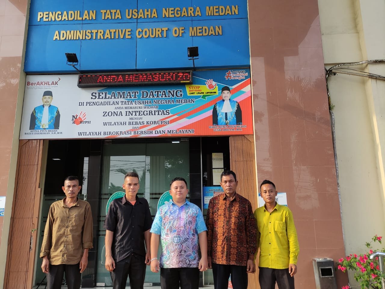 PTUN MEDAN menangkan Gugatan Perangkat Desa Gunung Martua