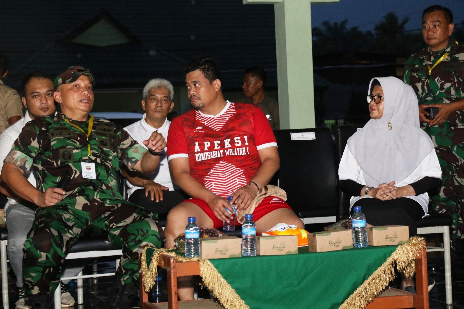 Pertandingan Persahabatan Sepak Bola Komwil I Apeksi Dibuka Bobby Nasution