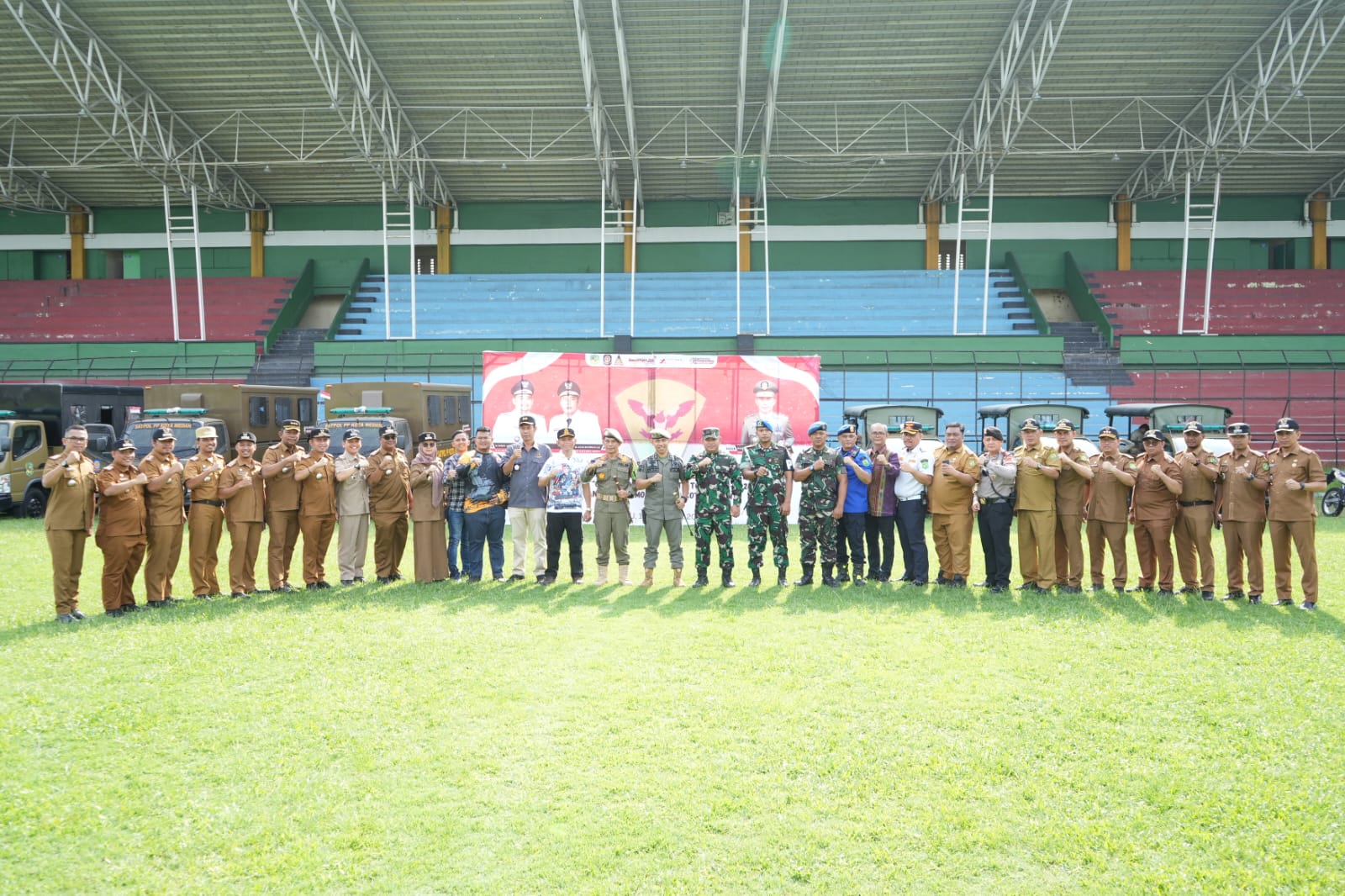 Dukung Operasi Mantab Brata Toba, Pemko Medan Gelar Apel Batalyon Jalak Cakti Trantibum