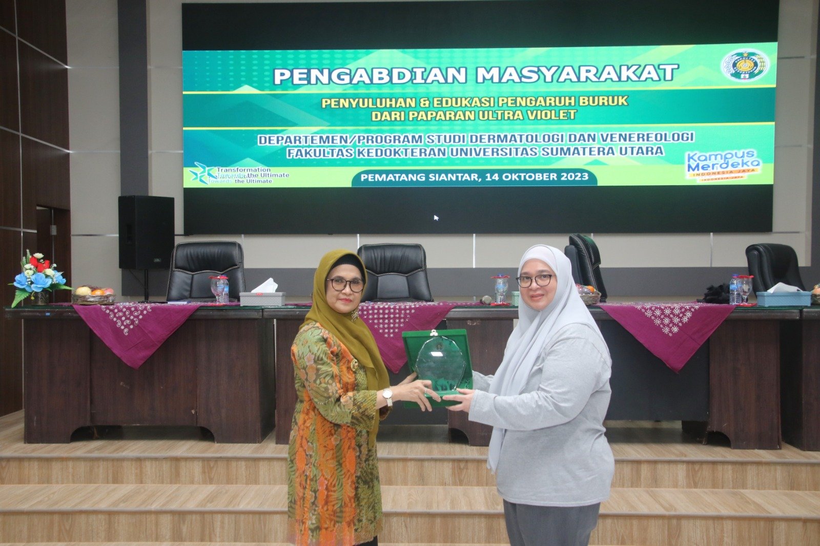 Wali Kota Siantar menerima kunjungan silaturahmi keluarga besar FISIP USU