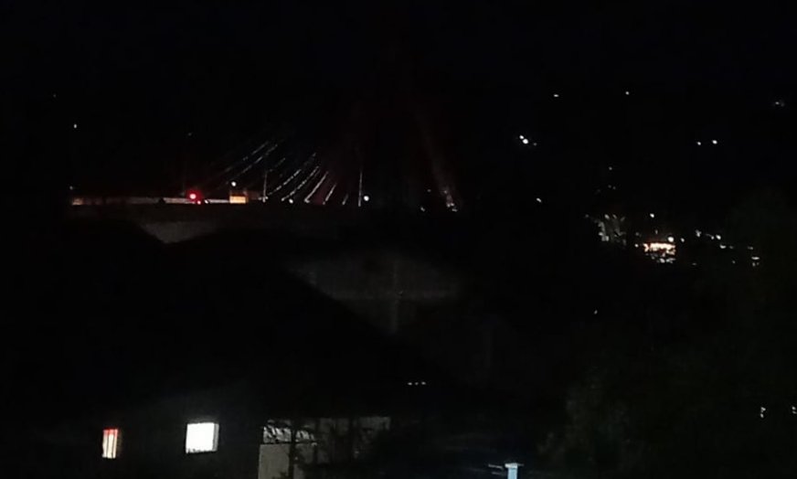 Miris, Jembatan Tano Ponggol yang Diresmikan Jokowi Gelap Gulita