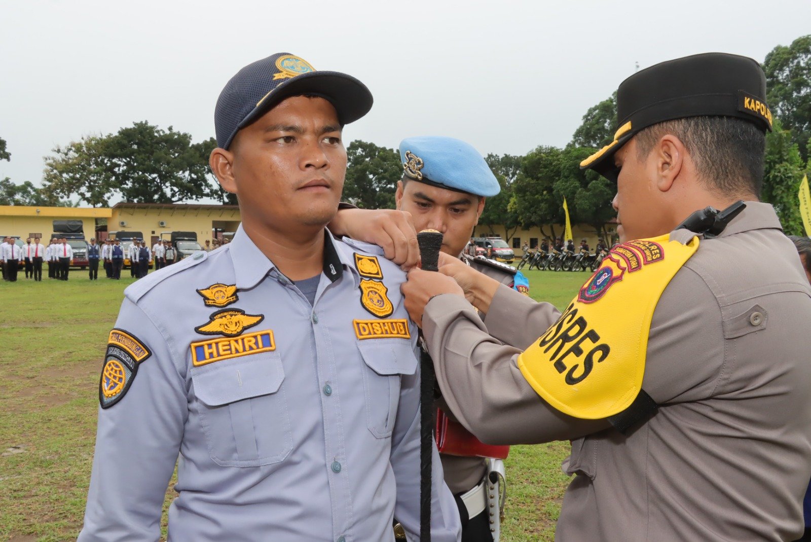 Wali Kota Hadiri Apel Gelar Pasukan Operasi Mantap Brata Toba Tahun 2023-2024
